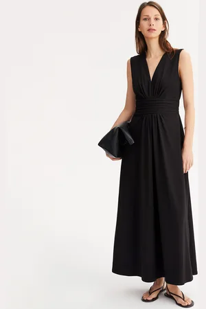 ANNE WEYBURN Flared, Long, Sleeveless Dress