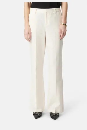 IKKS Wide Leg Trousers in Linen and Cotton
