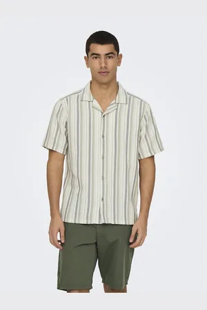 Only & Sons Striped Short Sleeve Shirt