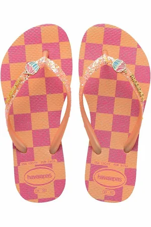 Havaianas Kids Slim Glitter Flip Flops For Kids
