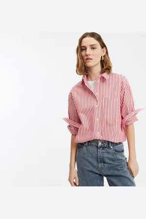 La Redoute Signature Striped Cotton Blouse, Marlène