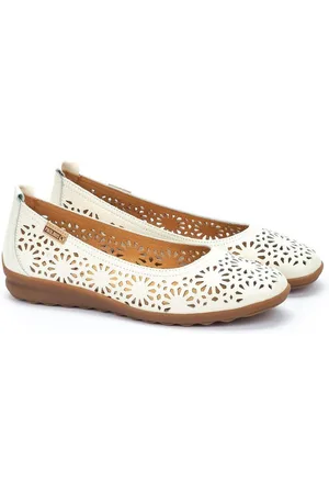 Pikolinos Alcoi Ultra Soft Ballet Pumps in Openwork Leather