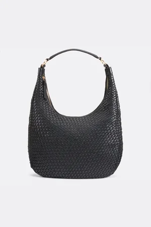 La Redoute Woven Leather Tote Bag