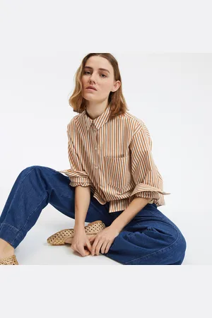 La Redoute Signature Striped Cotton Blouse, Marlène