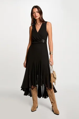 Morgan Softly Draping Midi Dress