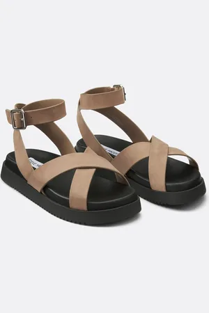Steve Madden Bestie Suede Flat Sandals
