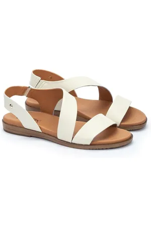 Pikolinos Formentera Leather Flat Sandals