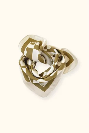 Apaches Collections Vanika Small Scarf with Damier Print