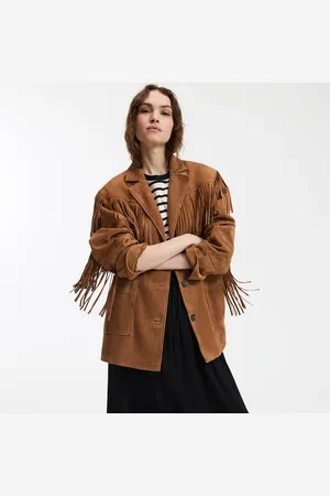 La Redoute Suede Fringed Jacket