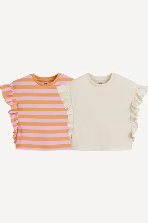 La Redoute Pack of 2 Ruffled T-Shirts