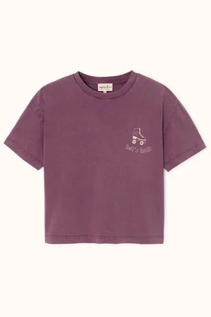 Apaches Collections Oumi Slogan T-Shirt with Short Sleeves and Crew Neck