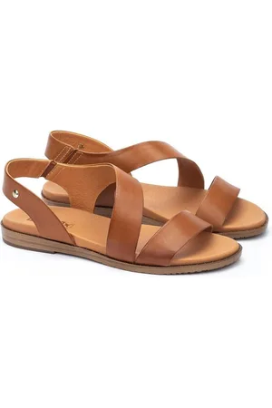 Pikolinos Formentera Leather Flat Sandals