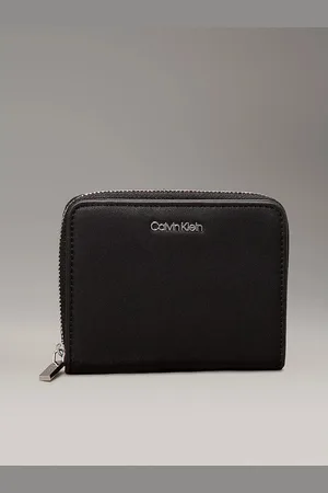 Calvin Klein Zip-Up Wallet with Logo