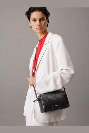 Calvin Klein Camera Bag with Shoulder Strap and Woven Look