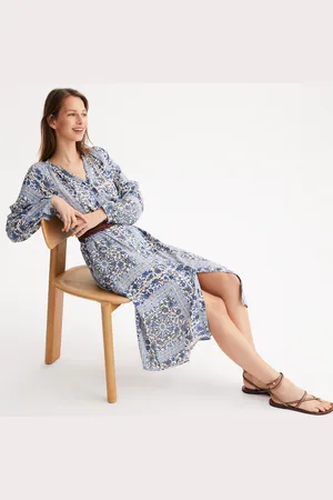 ANNE WEYBURN Graphic Print Maxi Dress