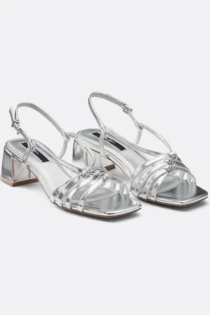 Pepe Jeans Zoe Metallic Heel Sandals