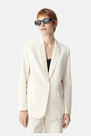 IKKS Oversized Suit Jacket in Linen and Cotton