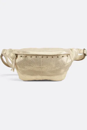 Pieces® Daino Crossbody Bum Bag in Leather