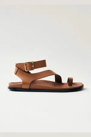 ALOHAS Myles Leather Sandals with Toe Loop