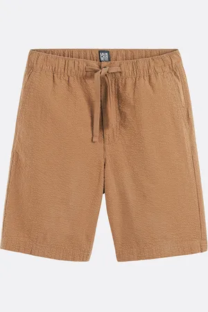 La Redoute Seersuker Bermuda Shorts with Elasticated Waistband