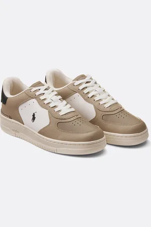 Ralph Lauren Masters Court Leather Trainers