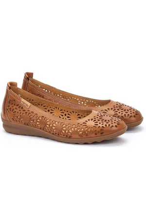 Pikolinos Alcoi Ultra Soft Ballet Pumps in Openwork Leather