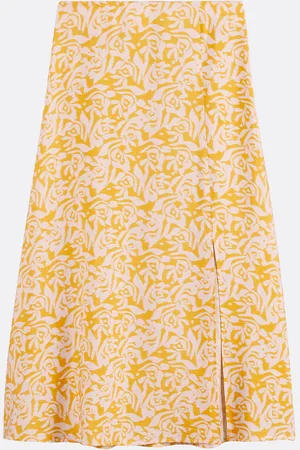 La Redoute Long Flared Skirt in Floral Print