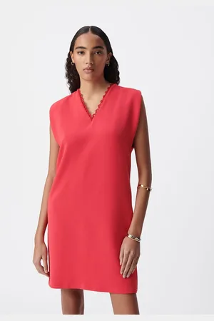 IKKS Short Sleeveless Mini Dress, V-Neck