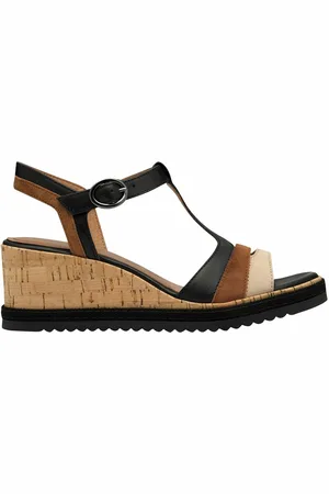 Tamaris Wedge T-Bar Sandals