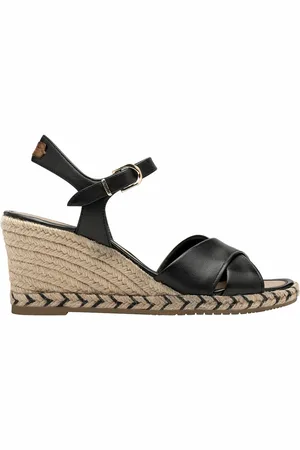 Tamaris Ultra-Supple Leather Wedge Sandals