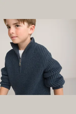 La Redoute Half Zip Jumper in Chunky Knit