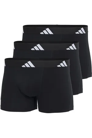 adidas Set of 3 Plain Active Flex Cotton Boxer Shorts
