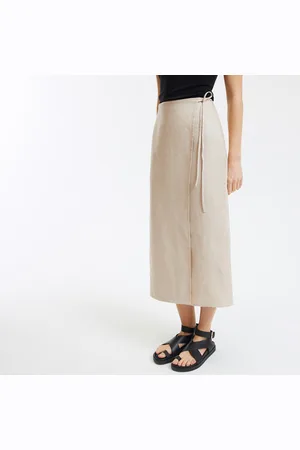 La Redoute Straight Wrapover Midaxi Skirt