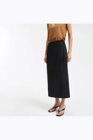 La Redoute Straight Wrapover Midaxi Skirt
