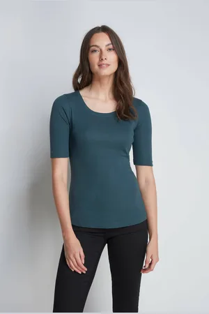 Lavender Hill Clothing Half Sleeve Scoop Neck T-Shirt