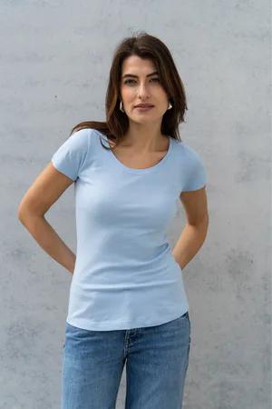Lavender Hill Clothing Scoop Neck Cotton Modal Blend T-shirt