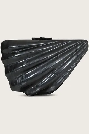 Lavish Alice LOTTIE Acrylic Shell Clutch Bag in One Size