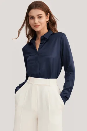 Lilysilk Silk Women Blouse Shirt For Women Basic Concealed Placket Silk Shirt 22 Momme Silk Regular Fit