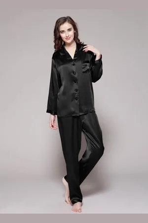 Lilysilk Silk Pjs For Women Silk Fluid Silk Button-Down Pyjamas XL