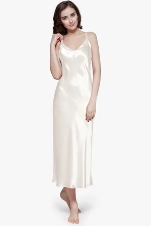 Lilysilk Silk Nighties 22 Momme Long & Close Fitting Silk Nightdress Breathable 1% Pure