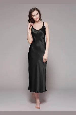 Lilysilk Chemise Nighties Ladies 1% Grade 6A Silk Ultra-Soft Adjustable Straps Strappy Nightdress L