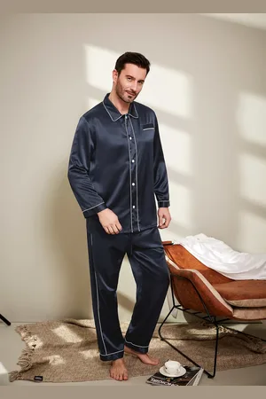 Lilysilk Silk Mens Pajamas Xl 1% Natural Mulberry Silk