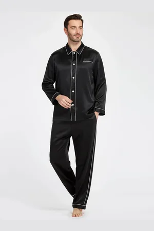Lilysilk Silk Men Pajamas Set L 1 % Real Silk And High Quality