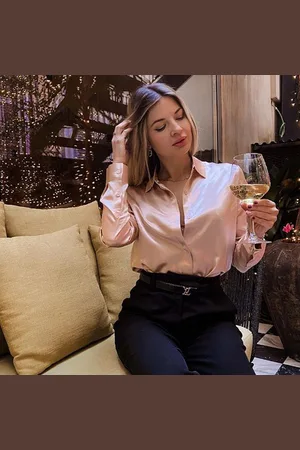 Lilysilk Silk Blouse Women Shirts Basic Concealed Placket Silk Shirt 22 Momme Silk Timeless Design