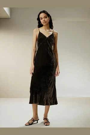 Lilysilk Womens Silk Dresses Silk Velvet Luxurious Vintage Inspired Party Velvet Dress 6