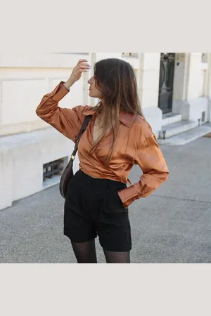 Lilysilk Silk Tops For Women 1% Silk Eco-Friendly Cross Neck Silk Blouse XS