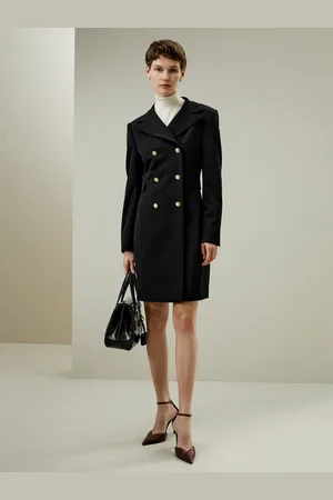 Lilysilk Double-Breasted Dress Coat Double-Breasted Suitable For Work 1
