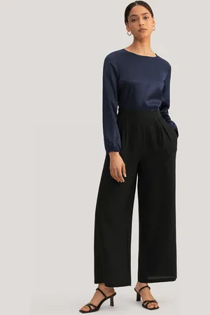 Lilysilk Silk Bottoms Smooth Silk Wide Leg Cropped Pants Skin Friendly