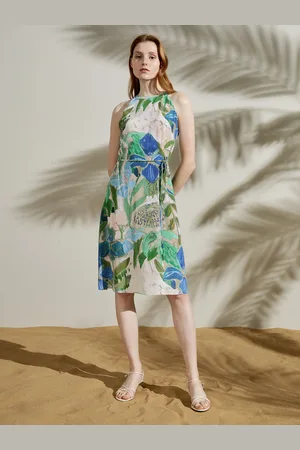 Lilysilk Praslin Halter Neck Silk Dress Crepe De Chine Sleeveless Cut Soft And Durable Uk