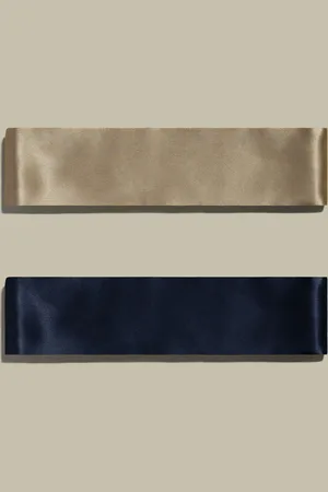 Lilysilk Silk Headbands Set 1% Silk Wide Headband Stretches For Comfort